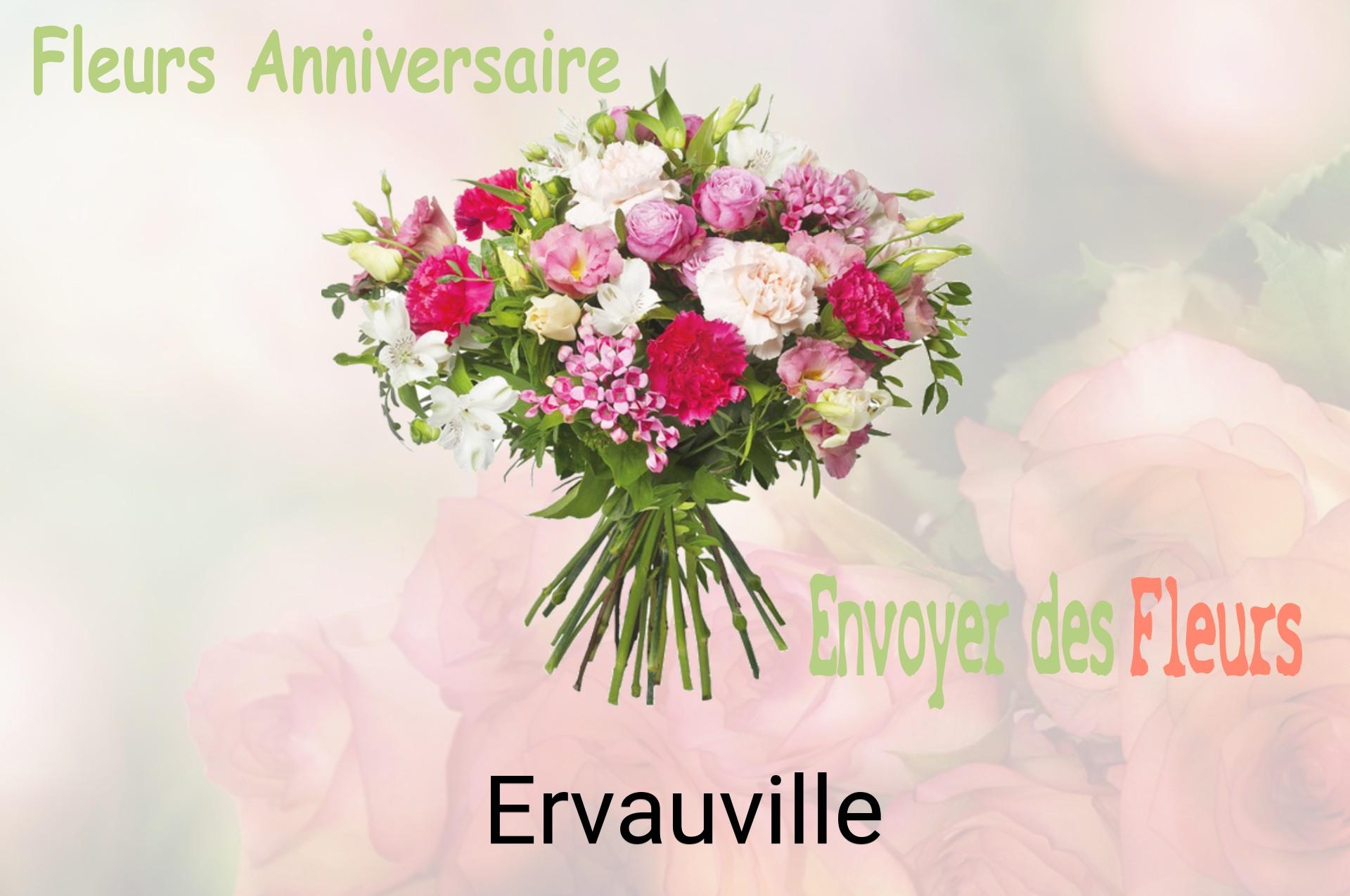 Bouquet de fleurs d’anniversaire livré à Ervauville